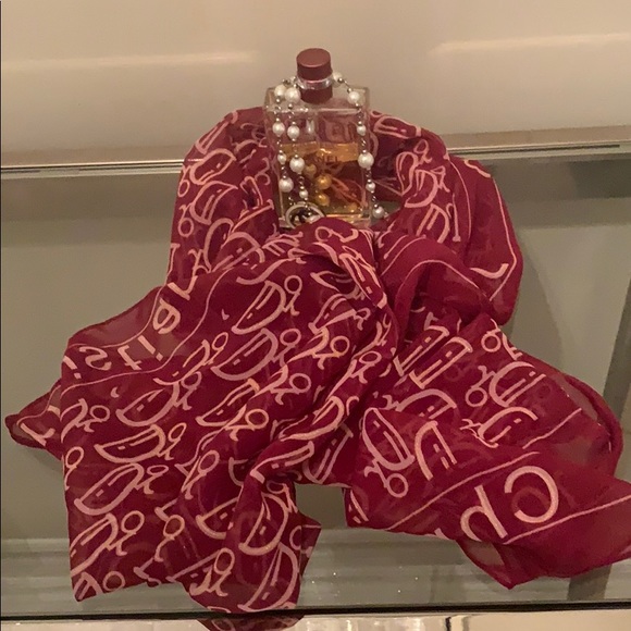 Dior Accessories - Christian Dior silk sparkling scarf